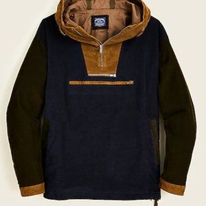 J.CREW Patchwork corduroy anorak